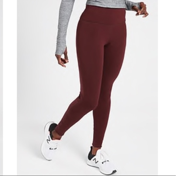 Athleta Polartec Fleece Lined Leggings 